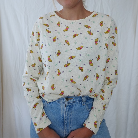 Disney Tops - Winnie the Pooh Vintage Long Sleeve